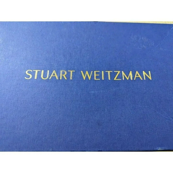 STUART WEITZMAN Pearl Knot Metallic Leather Flat Sandals Size 7 B MSRP $395 - Picture 8 of 8